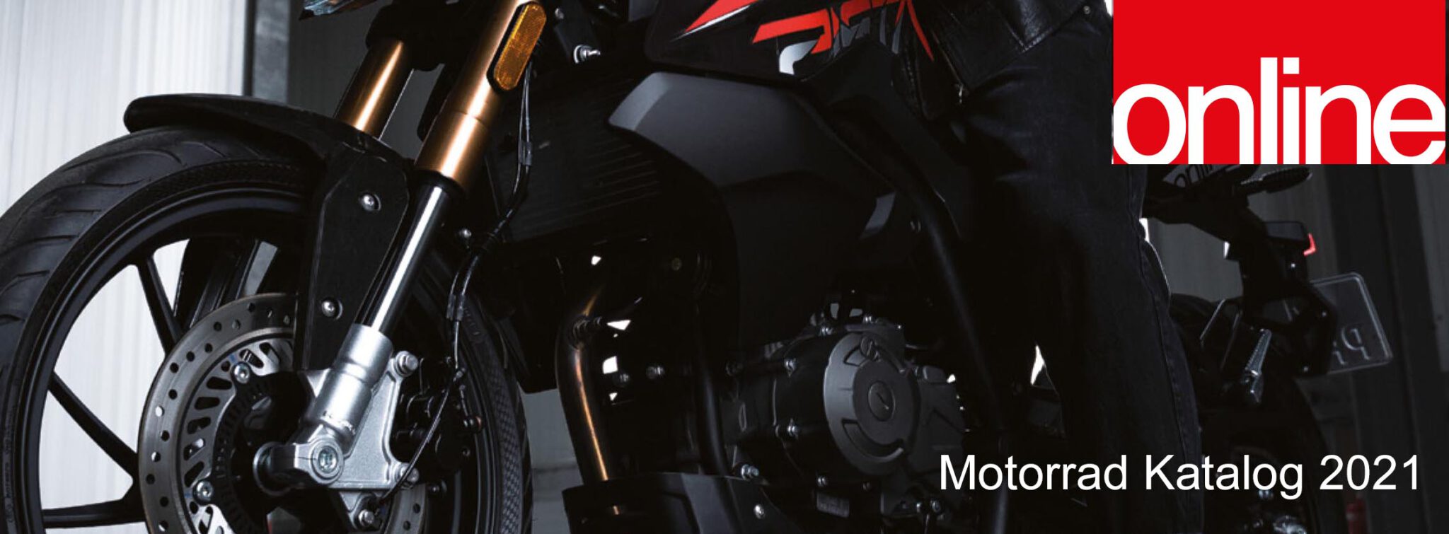 Online Motorrad Titelbild katalog